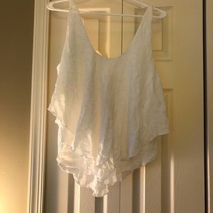 White Free People Tank
